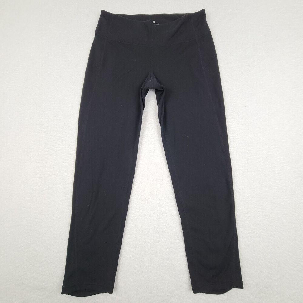 Athleta Power X's and O's Capri Pants Womens Medium Tall MT‎ Black 549129-01